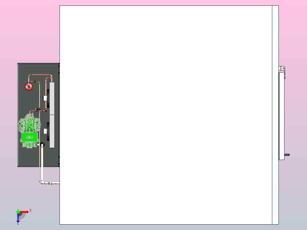 冷库-冷冻室全套俯视图