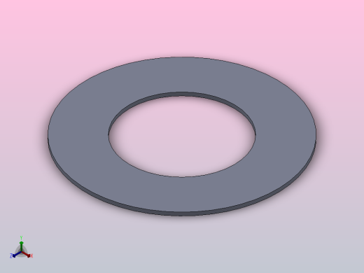 多套GBT9126管法兰用非金属平垫圈3D模型Solidworks设计