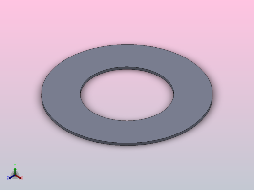 多套GBT9126管法兰用非金属平垫圈3D模型Solidworks设计正等轴测缩略图