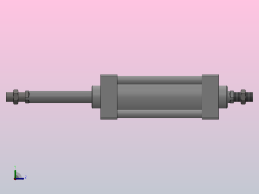 SUD双轴复动型气缸SUD63×100---CS1U左视缩略图