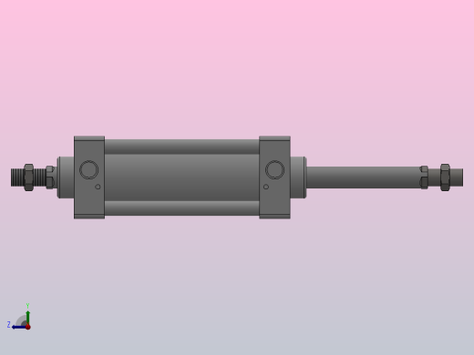 SUD双轴复动型气缸SUD63×100---CS1U右视缩略图