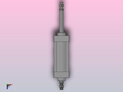 SUD双轴复动型气缸SUD63×100---CS1U俯视缩略图