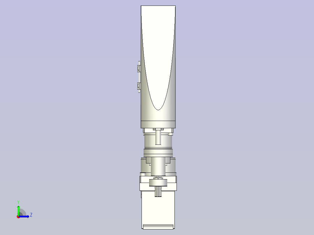yk150xg机器人三维数模图纸左视图