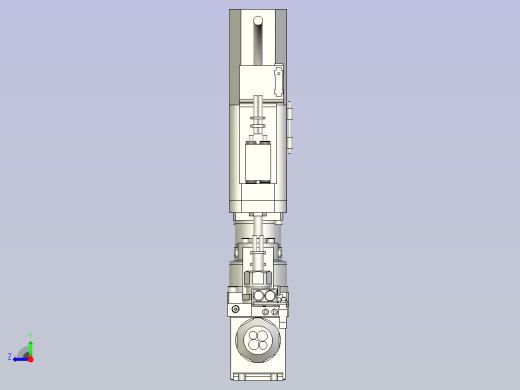 yk150xg机器人三维数模图纸右视缩略图
