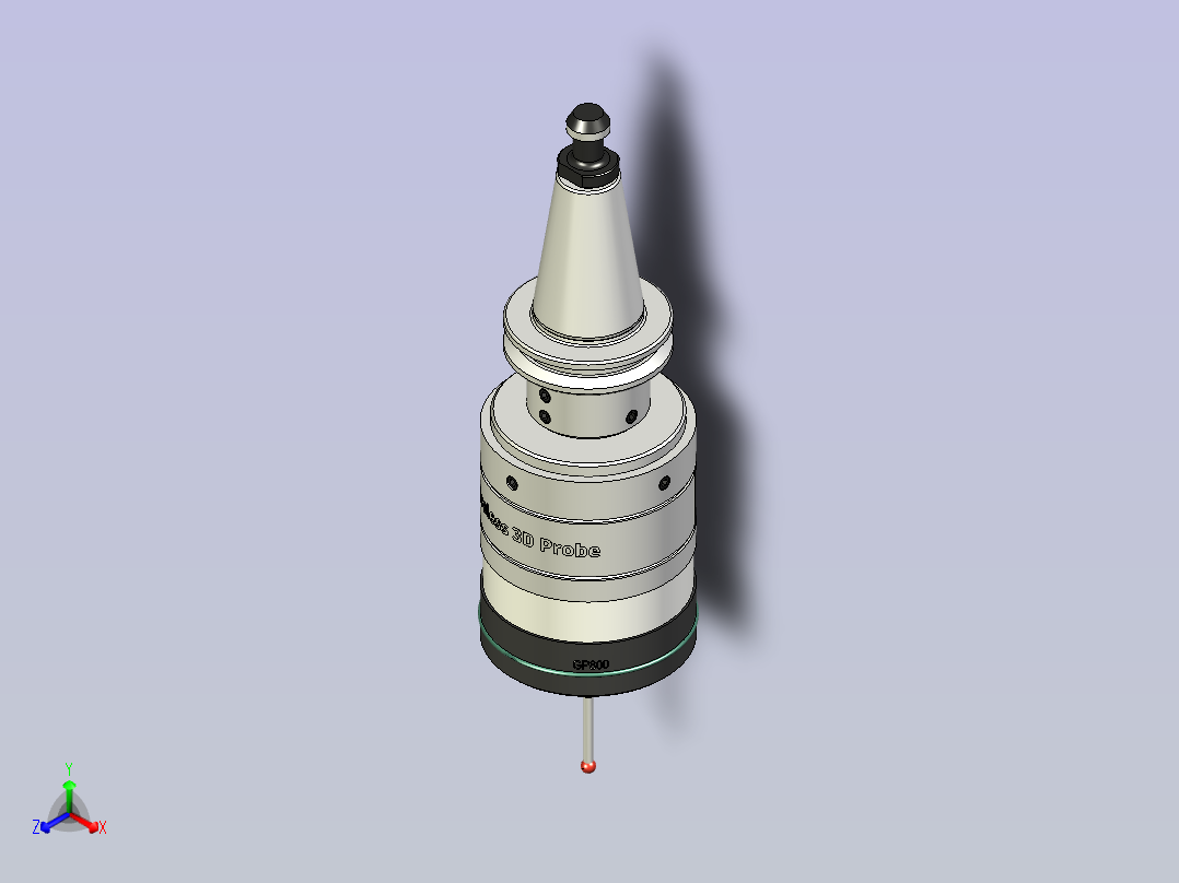 GP800 无线 3D 探头主视图