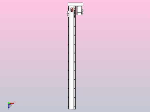 日规模组半封闭丝杆TPA-HNR-85D-1610-C-L1000-ML-C-P20-N3俯视缩略图