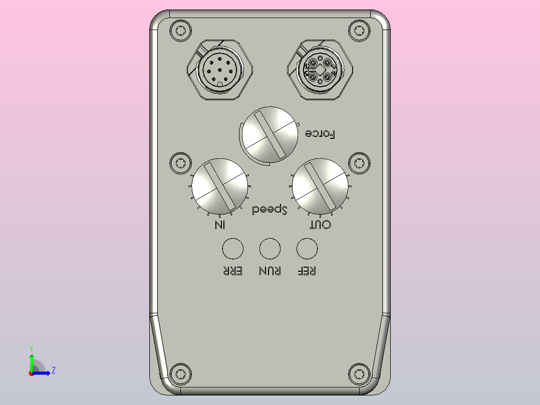 Cyltronic io-link伺服电机CTR-060左视图