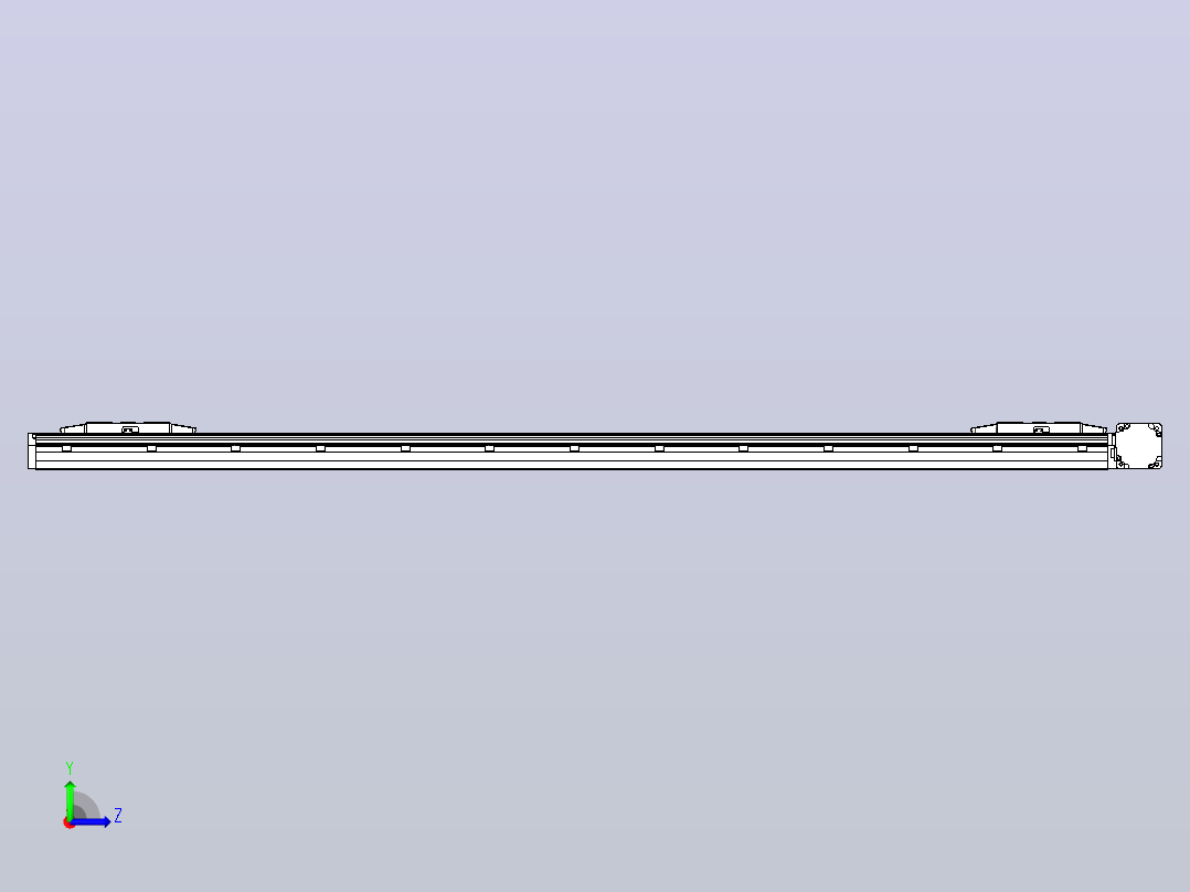 皮带直线轴双滑块型TPA-GCBS-150-P80-L675-DR-M75-N3左视图