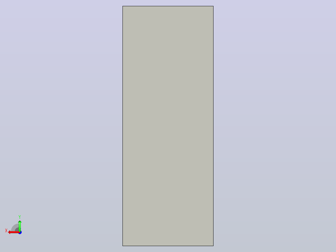 内墙模型后视图