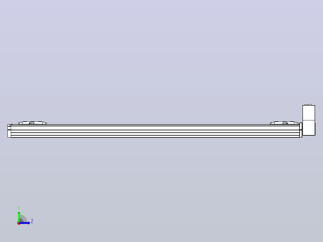 皮带直线轴双滑块型TPA-GCBS-80-P60-L525-LU-M20-N3左视图