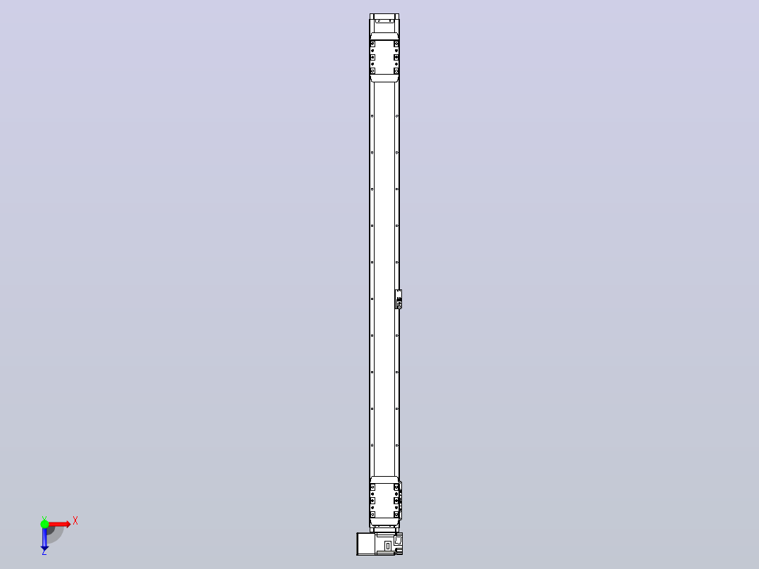 皮带直线轴双滑块型TPA-GCBS-80-P60-L525-LU-M20-N3俯视图