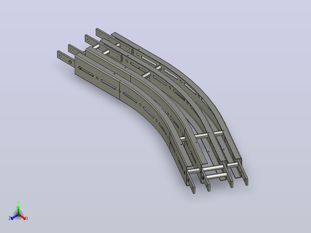 YB180XBP30R700-C1不锈钢水平普通弯头主视图