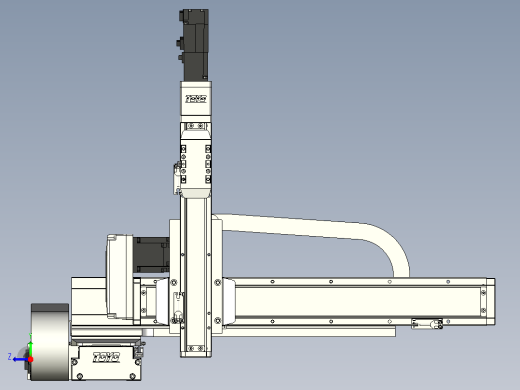 XYGT432-A1-850-400-250-M-C负载1-10KG 三轴悬臂模组 内嵌式 XYGT432-A1 替换TOYO模组滑台右视缩略图