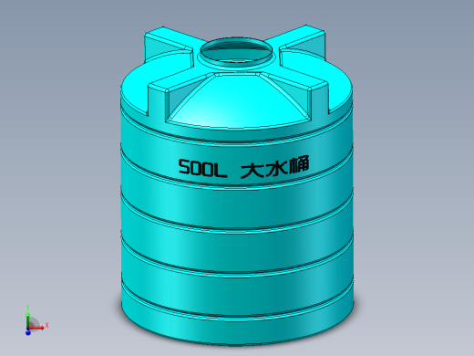 500升大水桶-2015版主视缩略图