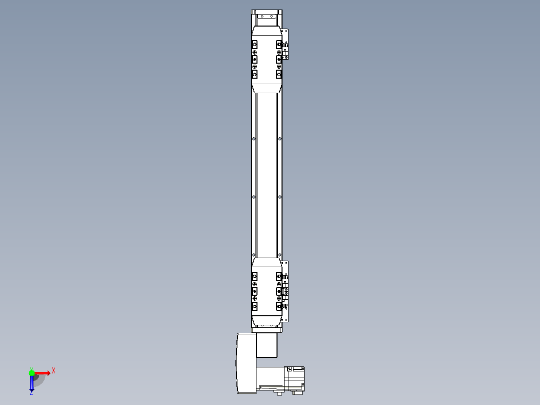 皮带直线轴双滑块型TPA-GCBS-50-P42-L125-QL-M10-N3俯视图