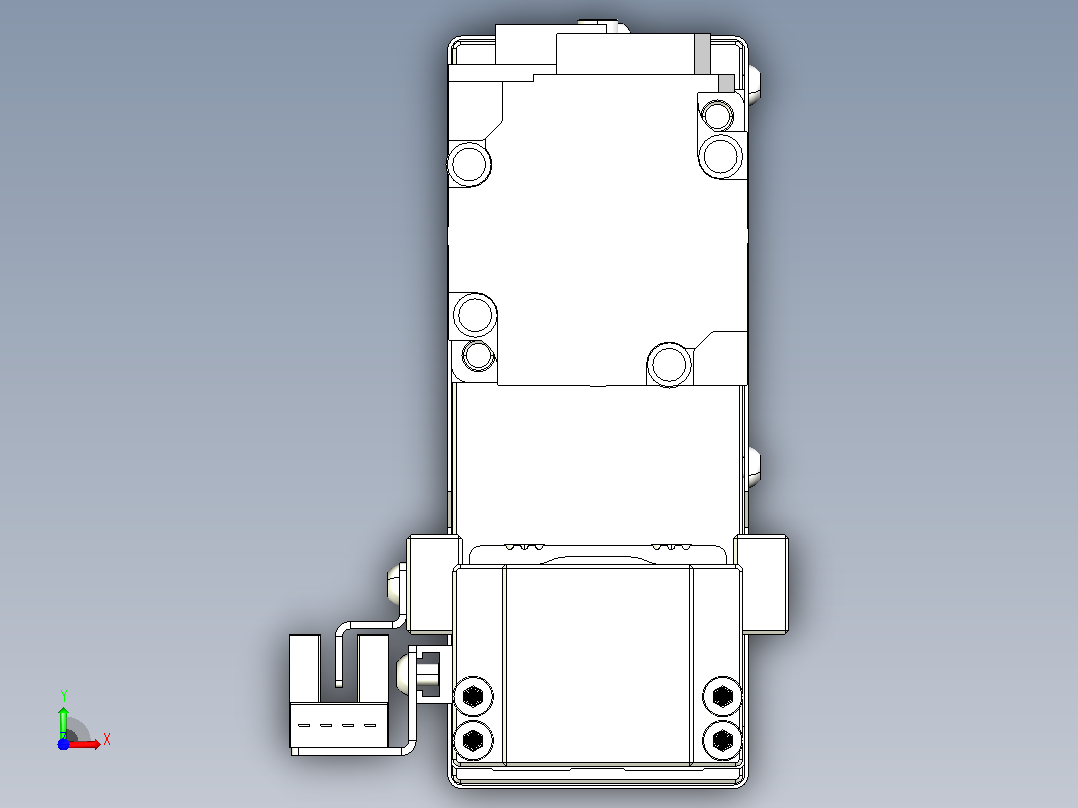 钢基模组TPA-KNR-4002C-200A1-MU-H1S2前视图