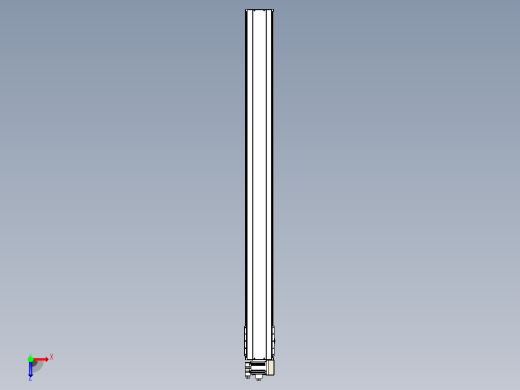 皮带直线轴半封闭可选导轨TPA-HNB-220D-176-L2300-RU-C-P1K-N3俯视缩略图