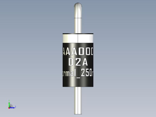 轴向二极管外壳D2A_Normal_250mil_rev1.0.zip.zip左视缩略图