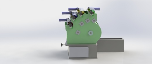 四色管式打印机核心结构缩略图