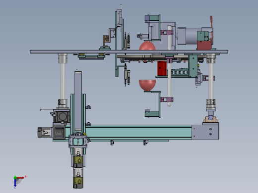 屏幕磁铁组装检测设备sw17可编辑俯视缩略图