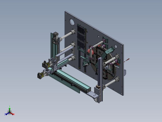 屏幕磁铁组装检测设备sw17可编辑正等轴测缩略图