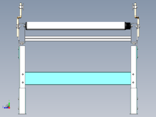 智能仓储物流行业滚筒输送线sw2020可编辑右视缩略图