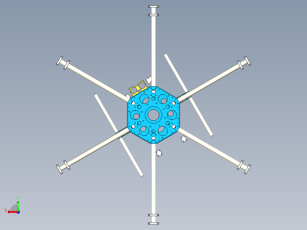 多轴图纸后视图
