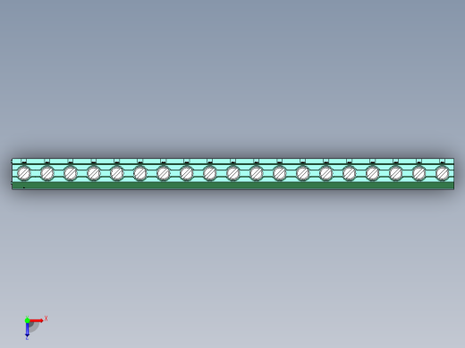 DEGSON DG636 系列 6.357.629.52mm 接线端子-DG636-9.52-19P-14-00AH俯视缩略图