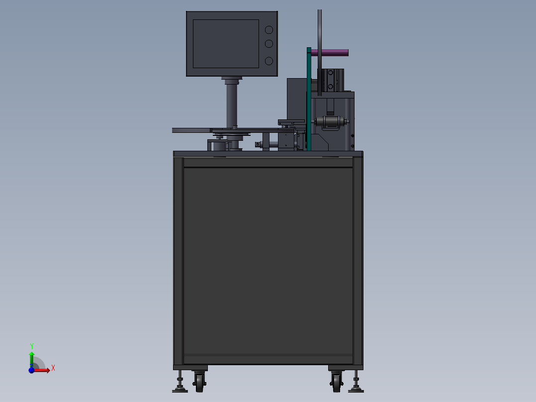 咪头组装机前视图
