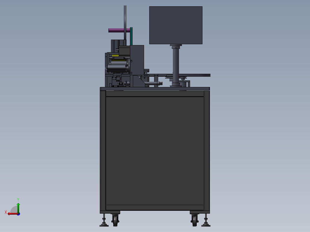 咪头组装机后视图