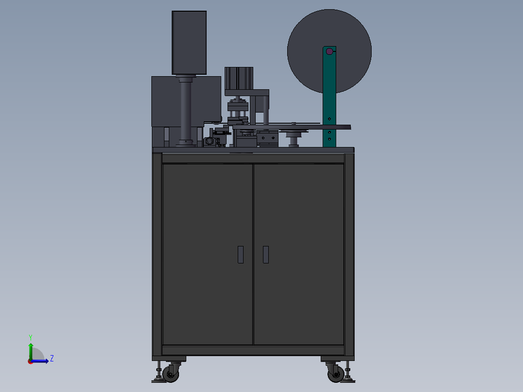 咪头组装机左视图