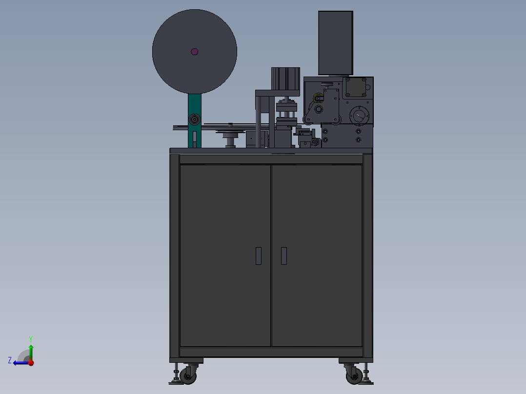咪头组装机右视图