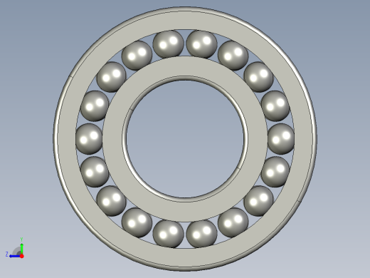 深沟球轴承6308右视缩略图