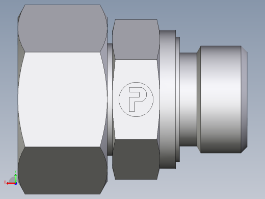 卡套式工业通用硬管接头EO_Swivel_connector_EGE18LREDCF后视缩略图