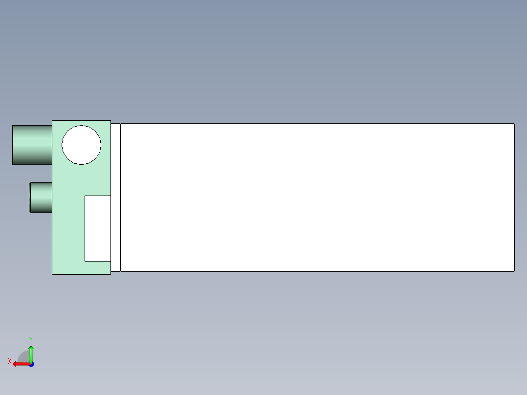 德克斯TUNKERS气缸数模SZK_63_1_B_T12_TUENKERS后视图