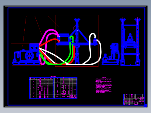 液压钻机设计-全液压钻机设计【8张CAD图纸】