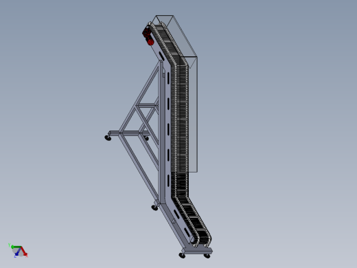 可调节式倾斜输送机