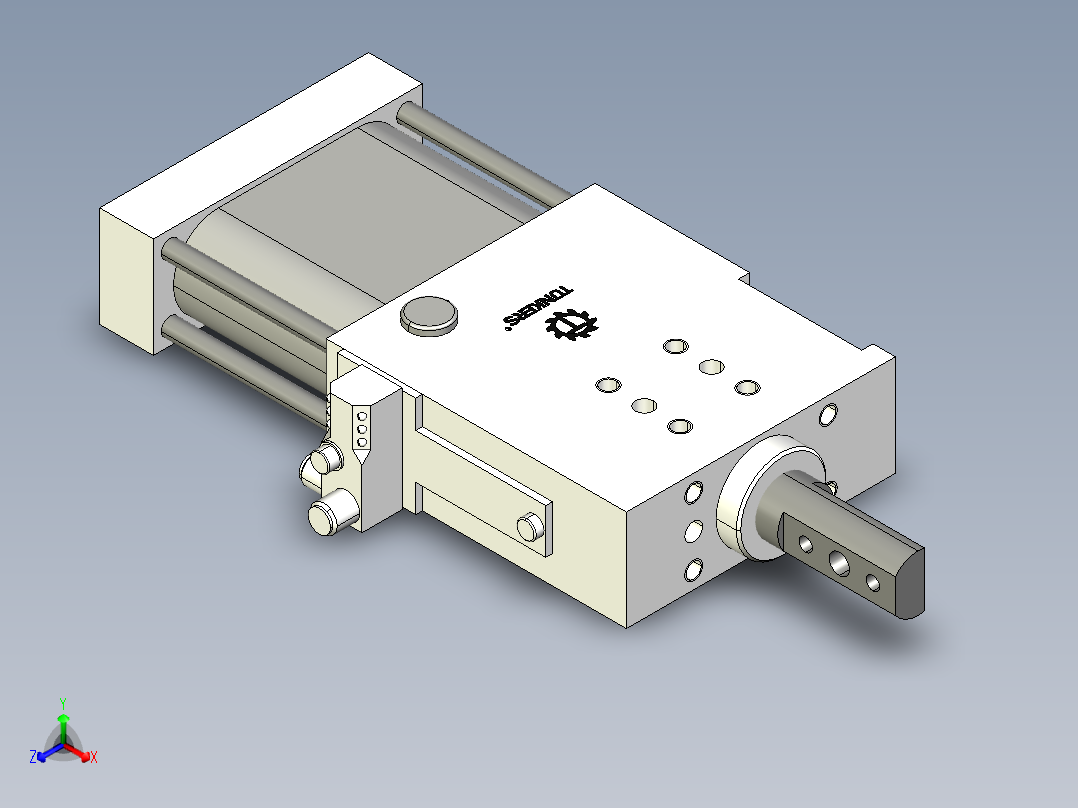 德克斯TUNKERS气缸数模SZK_63_1_A12_T12_TUENKERS主视图