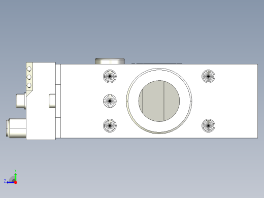 德克斯TUNKERS气缸数模SZK_63_1_A12_T12_TUENKERS右视缩略图