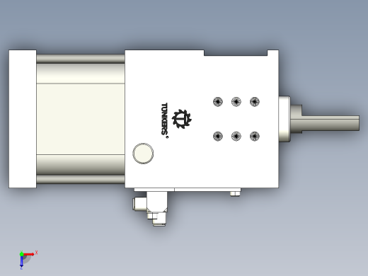 德克斯TUNKERS气缸数模SZK_63_1_A12_T12_TUENKERS俯视缩略图