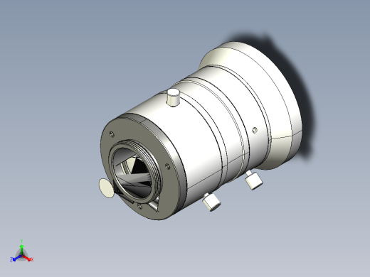 大恒相机镜头Daheng_HN-P-25M_3D_Modeling多系列图纸
