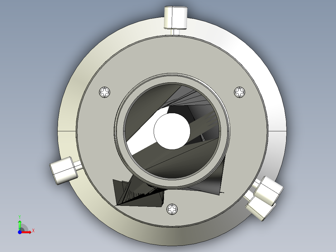 大恒相机镜头Daheng_HN-P-25M_3D_Modeling多系列图纸前视图