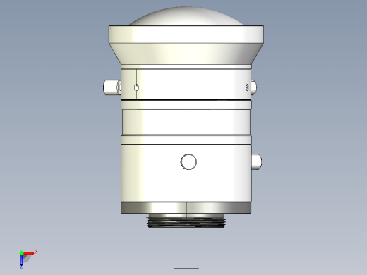 大恒相机镜头Daheng_HN-P-25M_3D_Modeling多系列图纸俯视缩略图