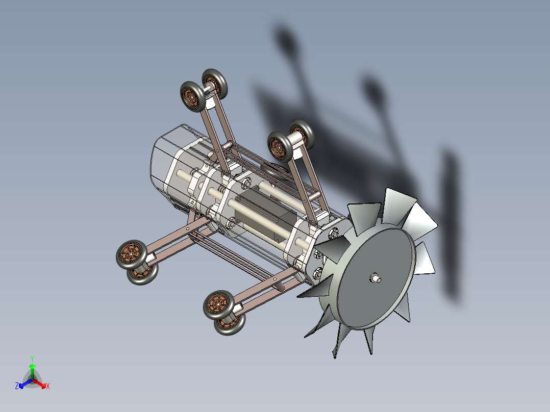 管道清污机器人