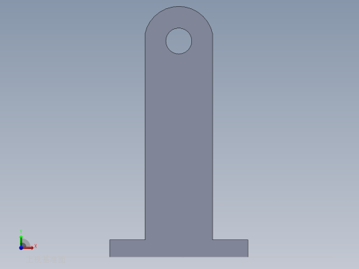 S46 摇臂支撑座前视缩略图