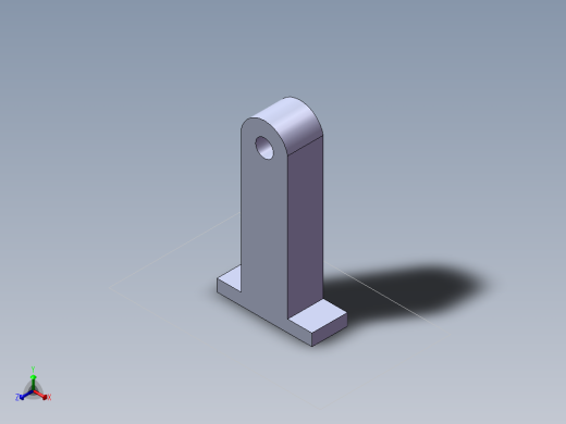 S46 摇臂支撑座正等轴测缩略图
