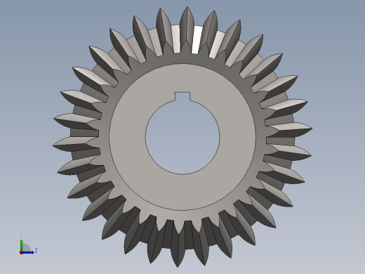 锥齿轮设计--SW左视缩略图