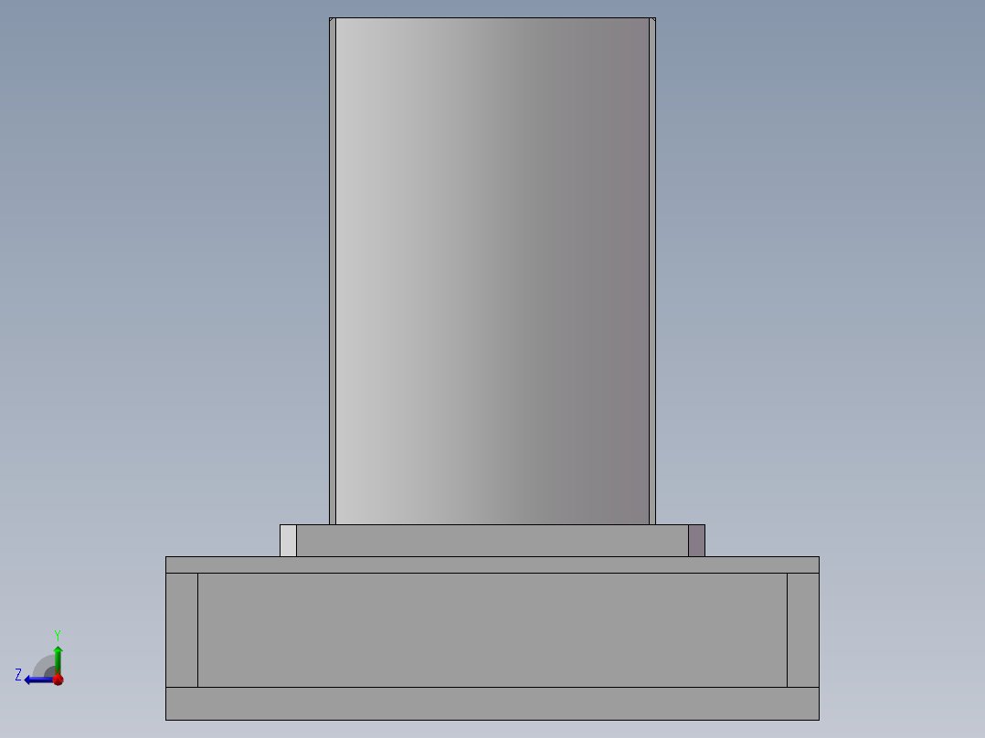 料架挤压设备右视图