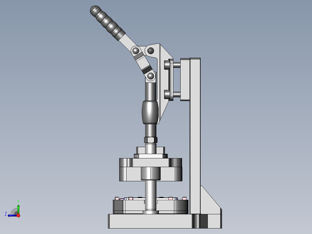 贴胶治具右视图