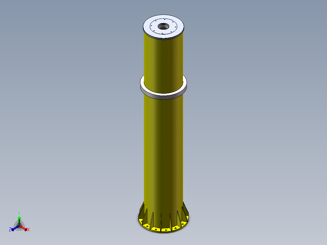 2吨电动转臂旋臂吊图纸正等轴测图